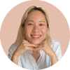 Ashley picture - Pink background - Round